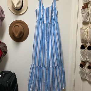 Vineyard Vines striped maxi dress - 8